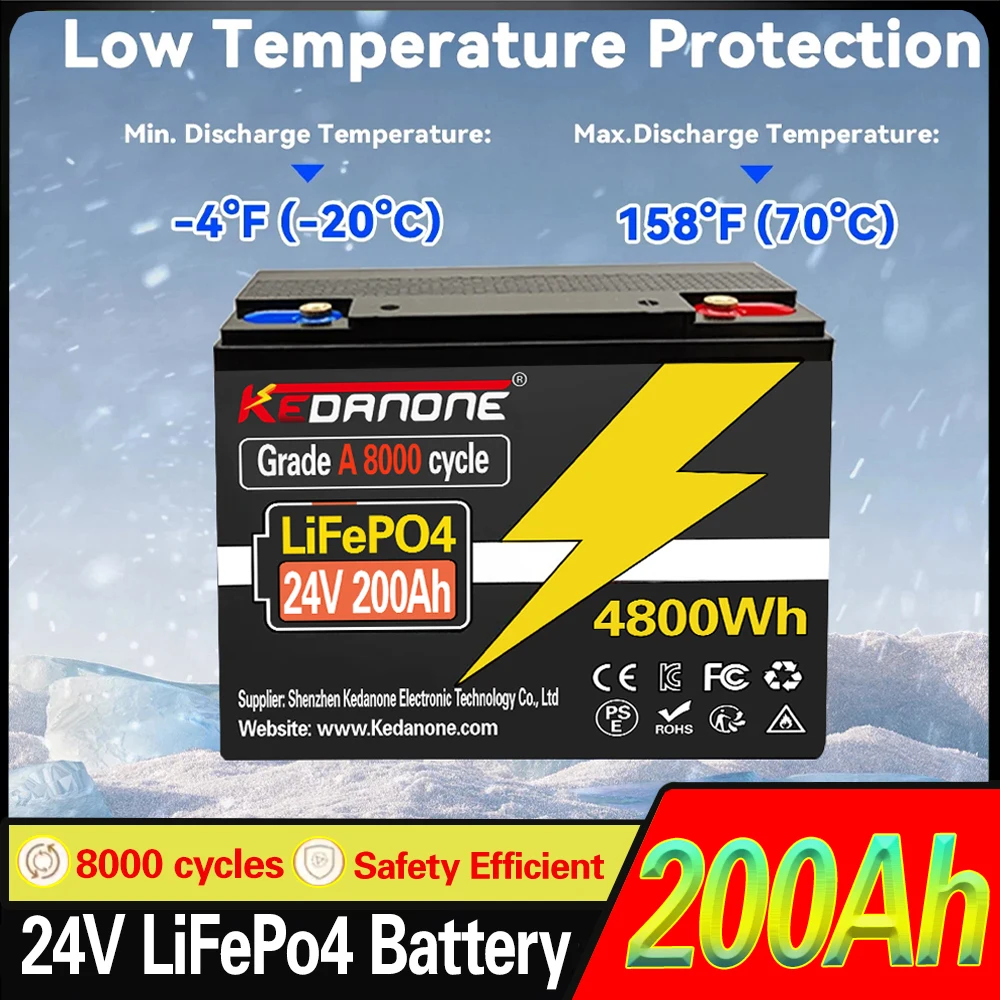 24V 200AH LiFePO4 32700 Batter - Renewable Energy Fan avaliação e preço