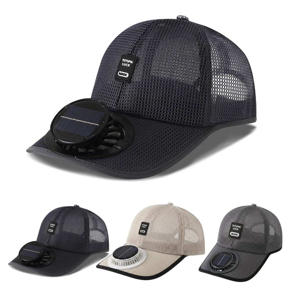 Unisex Solar Powered Fan Cap F - Renewable Energy Fan avaliação e preço