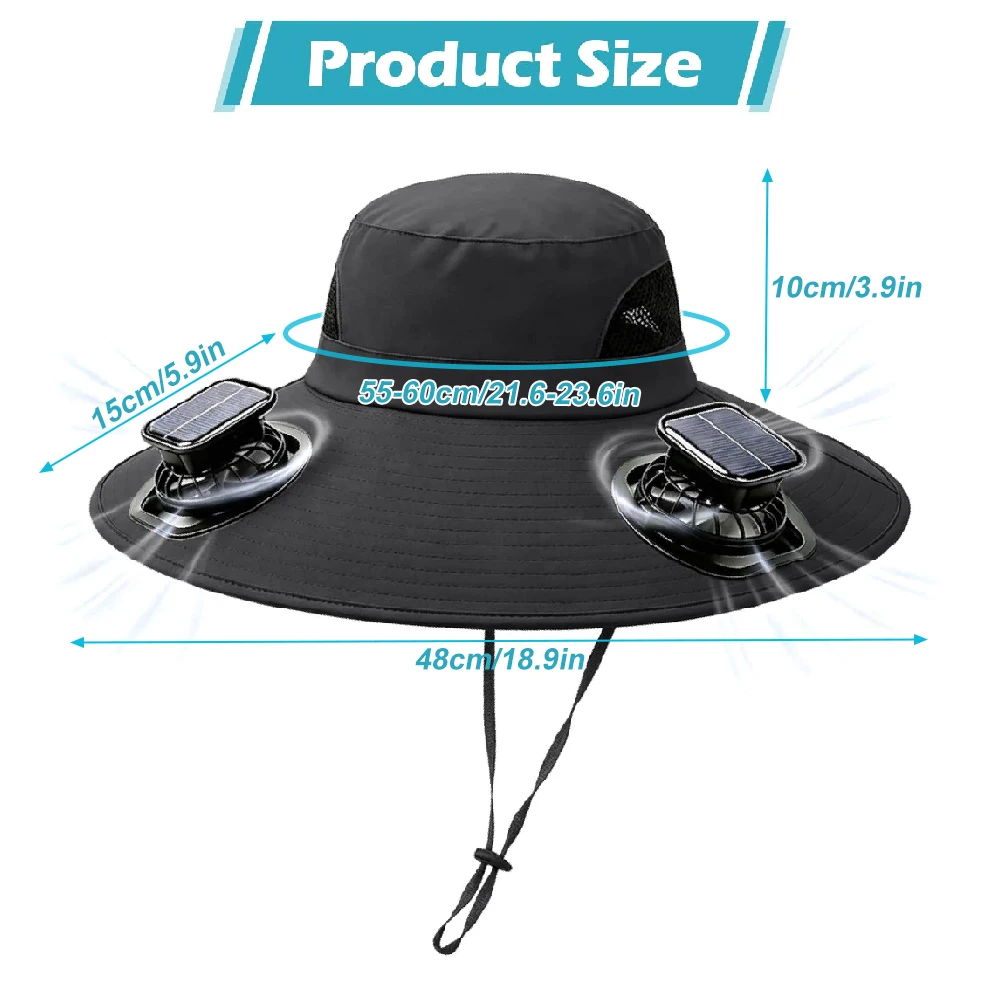 Mens Quick Dry Bucket Hat Larg - Renewable Energy Fan avaliação e preço