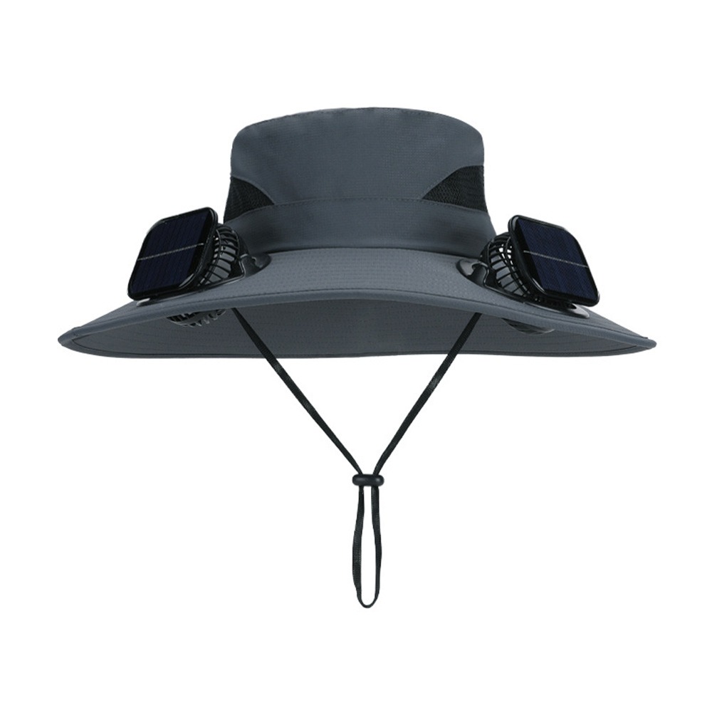 Creative Anti UV Solar Fan Hat - Renewable Energy Fan avaliação e preço