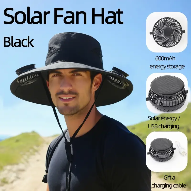 Mens Quick Dry Bucket Hat Larg - Renewable Energy Fan avaliação e preço