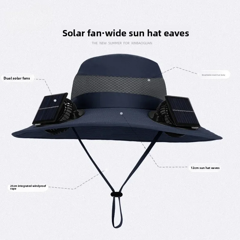 Mens Quick Dry Bucket Hat Larg - Renewable Energy Fan avaliação e preço