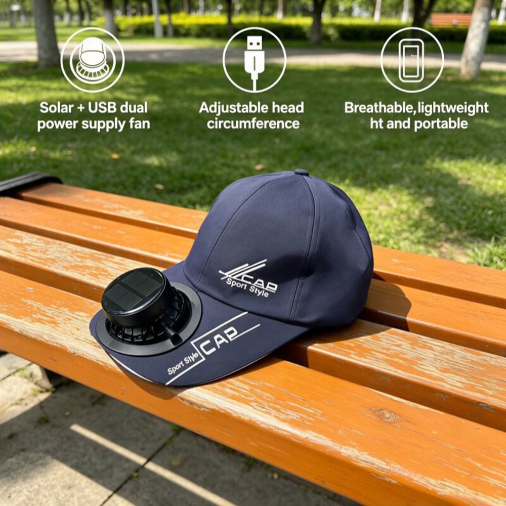 Fashion Breathable Solar Fan H - Renewable Energy Fan avaliação e preço